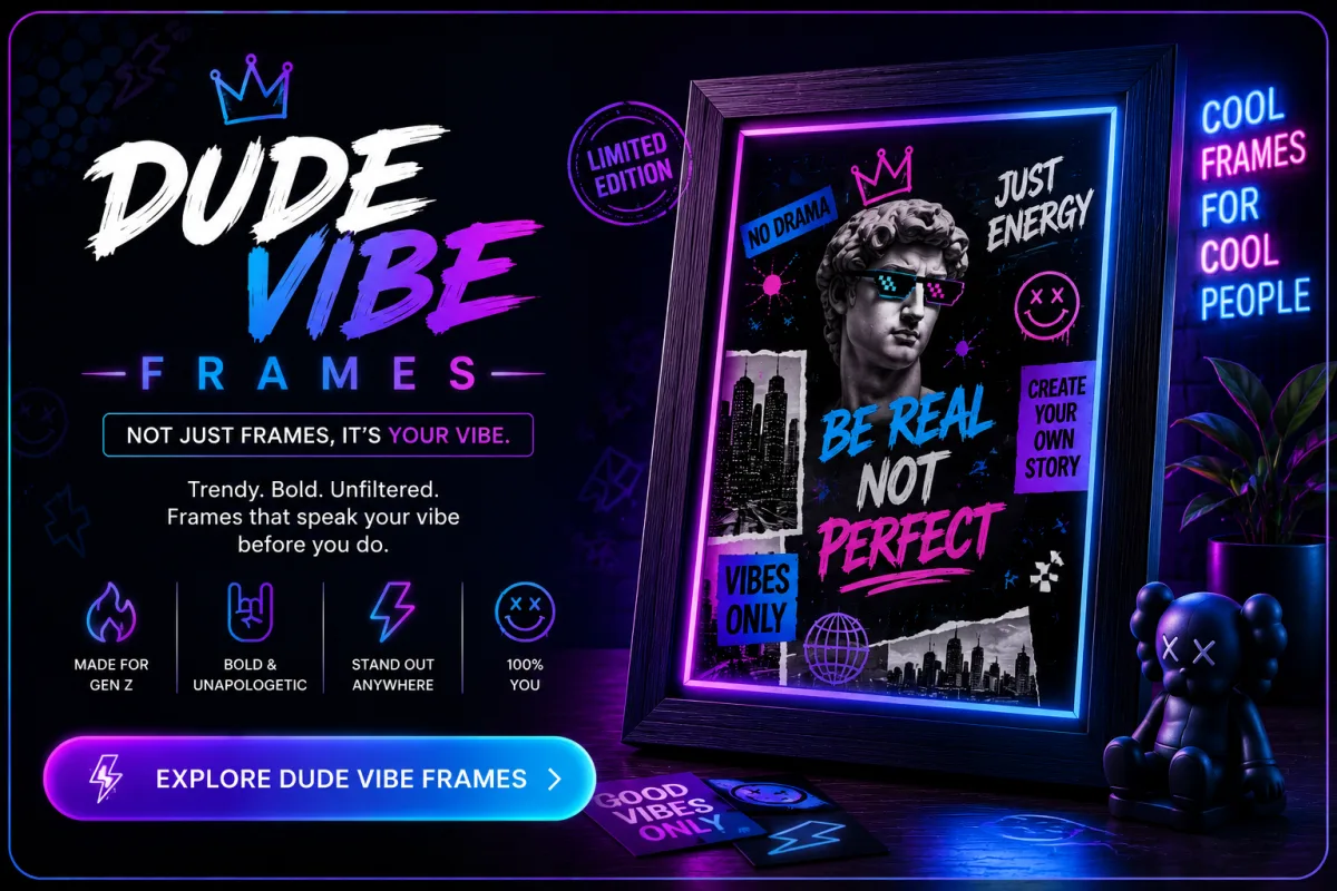 Dude Vibe Frames